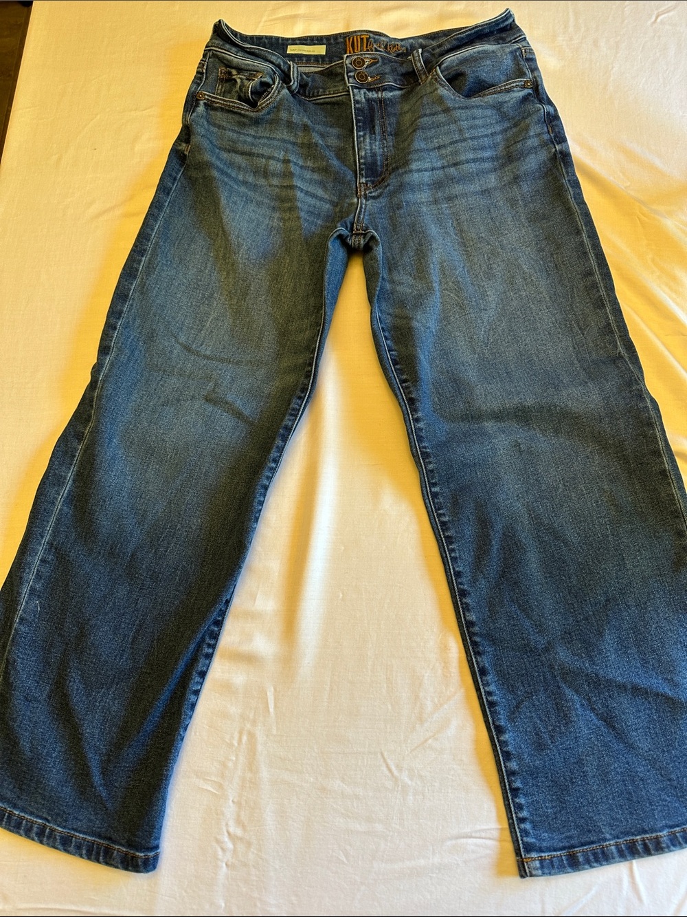Kut from the Kloth Dark Lucy High Rise Blue Flare Jeans